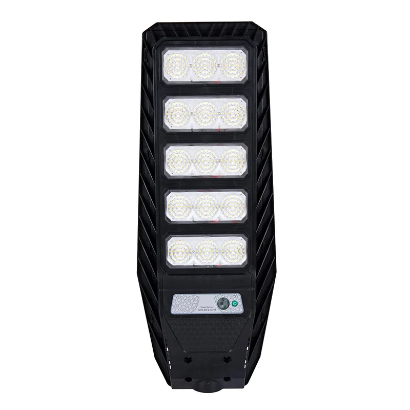 China custom solar efficient integrated IP65 outdoor waterproof 100W 200W 300W integrated solar street light solar floodlight