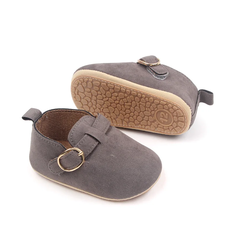 Unisex Soft PU Sude Material Anti-slip Baby Boy Shoes Toddler Newborn Girl Shoes factory