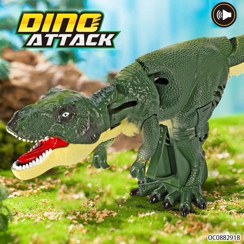 Hot sale products twisted decompression fidget press dinosaur bite fun toys with sound