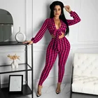 Top For New Arrival Fall Crop Top Set Women Tracksuits Sexy Printed 2 2 Piece Pant Sets For Ladies