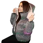 Jacket Ladies Autumn And Winter Women's Cotton Jacket Fashion Loose Zipper Ladies Down Jacket