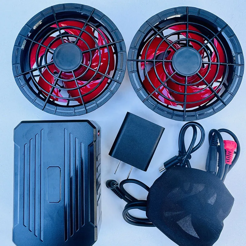 Air Conditioning Fan, 22V, Battery, Plastic - detail 12