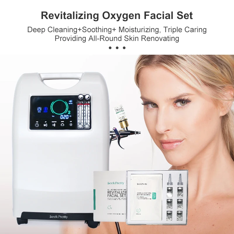 Professional Spa Use Facial Serum Mask Powder Facial Skin Rejuvenation Facial Kit Skin Care Set For Beauty Oxygen Facial Machine