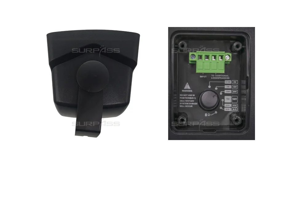 Hot Sale Black and White Color Outdoor PA System Waterproof Wall Mount Public Address PA Speaker - ANKUX.COM