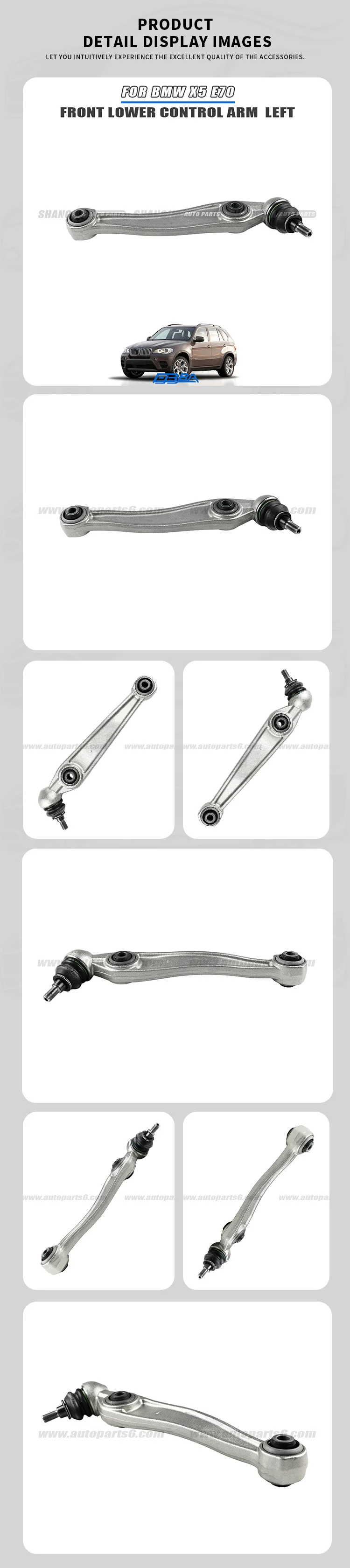 Car Front Lower Control Arm LH For BMW X5 E70 2007-2013 OE 31126771893 factory