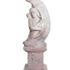 Statue Hand Statue Beautiful Decorate Hand Sculpure Large Moon Lady Marble Statue