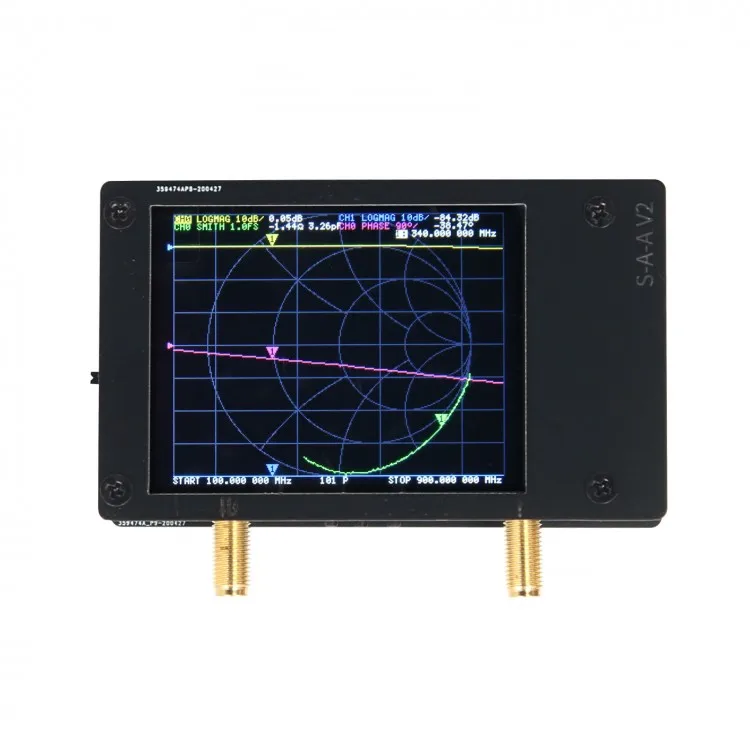 LCD Display Nanovna V2 Vector Network Antenna Analyzer Shortwave HF VHF UHF 1pcs for sale online 