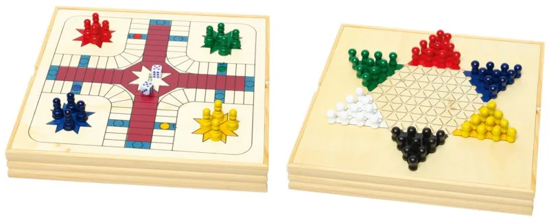 Ludo Game With Nature wood Board  table game hotselling