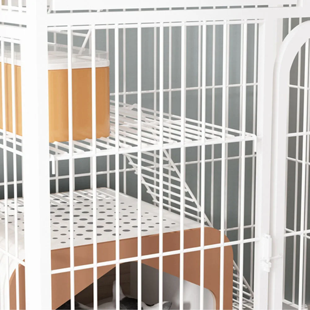 safe & reliable steel wire cat cage in 3 bright colours
