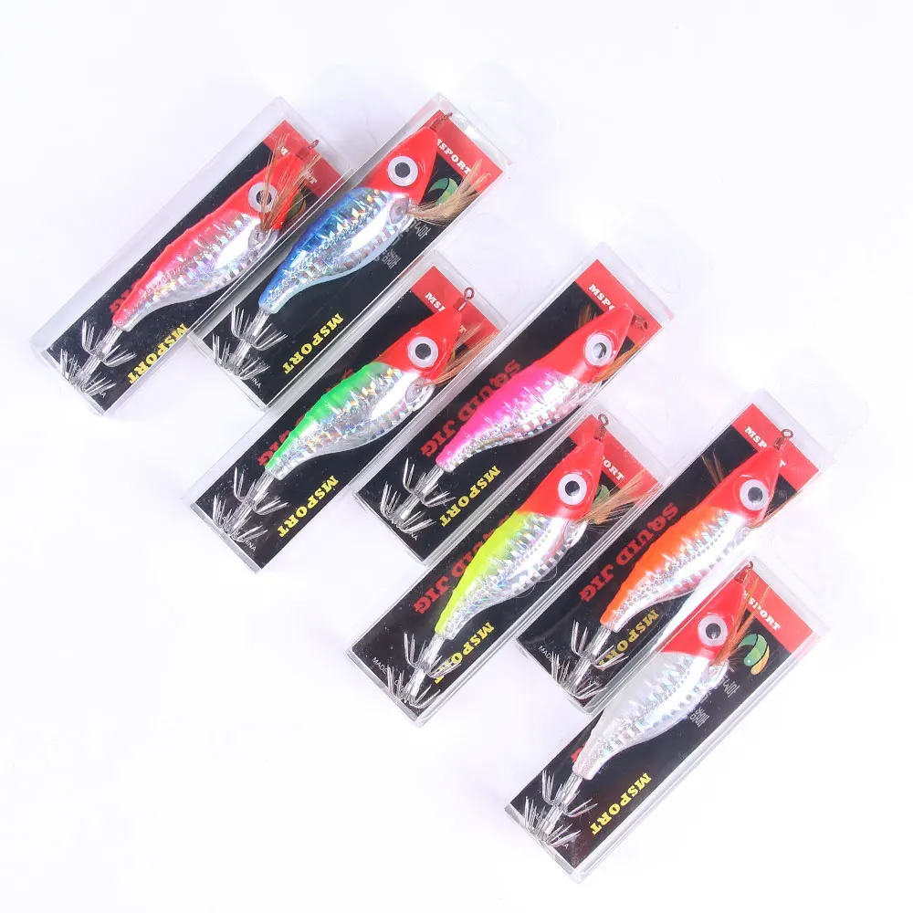 Topline 10Cm/9G Fishing Lure Hard Plastic Octopus Cuttlefish Luminous Squid Jig