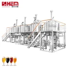 Brewing Machine 2000L Micro Brewery Beer Making Machine For Commercial Craft Beer Brewing Equipment