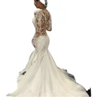 Wedding Dresses Dress Mermaid Wedding Dresses Fashion Bridal Dress Long Sleeve Lace Wedding Dresses