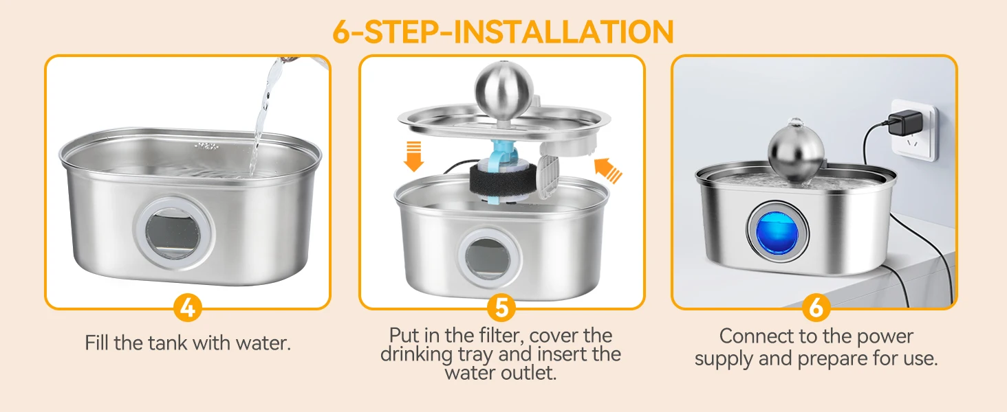 dog fountain water bowl