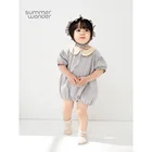 Baby Summer Cute Bodysuit Baby Girl Clothes Printed Floral Romper Jumpsuit