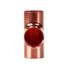 Asme Tee Copper Pipe Nipple Fitting RETEKOOL ASME B16.22 Equal Tee Cxcxc Copper Pipe Nipple Fitting