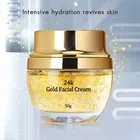 Cream Private Label Organic Anti Aging 24k Nano Gold Face Cream