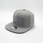 Custom Wholesale 6 Panel 100% Cotton Outdoor Flat Brim Snapback Hat Cap With Custom Logo