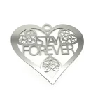 Service Metal Laser Cutting Service OEM Metal Laser Cutting / Etching Service Stainless Steel Heart Design