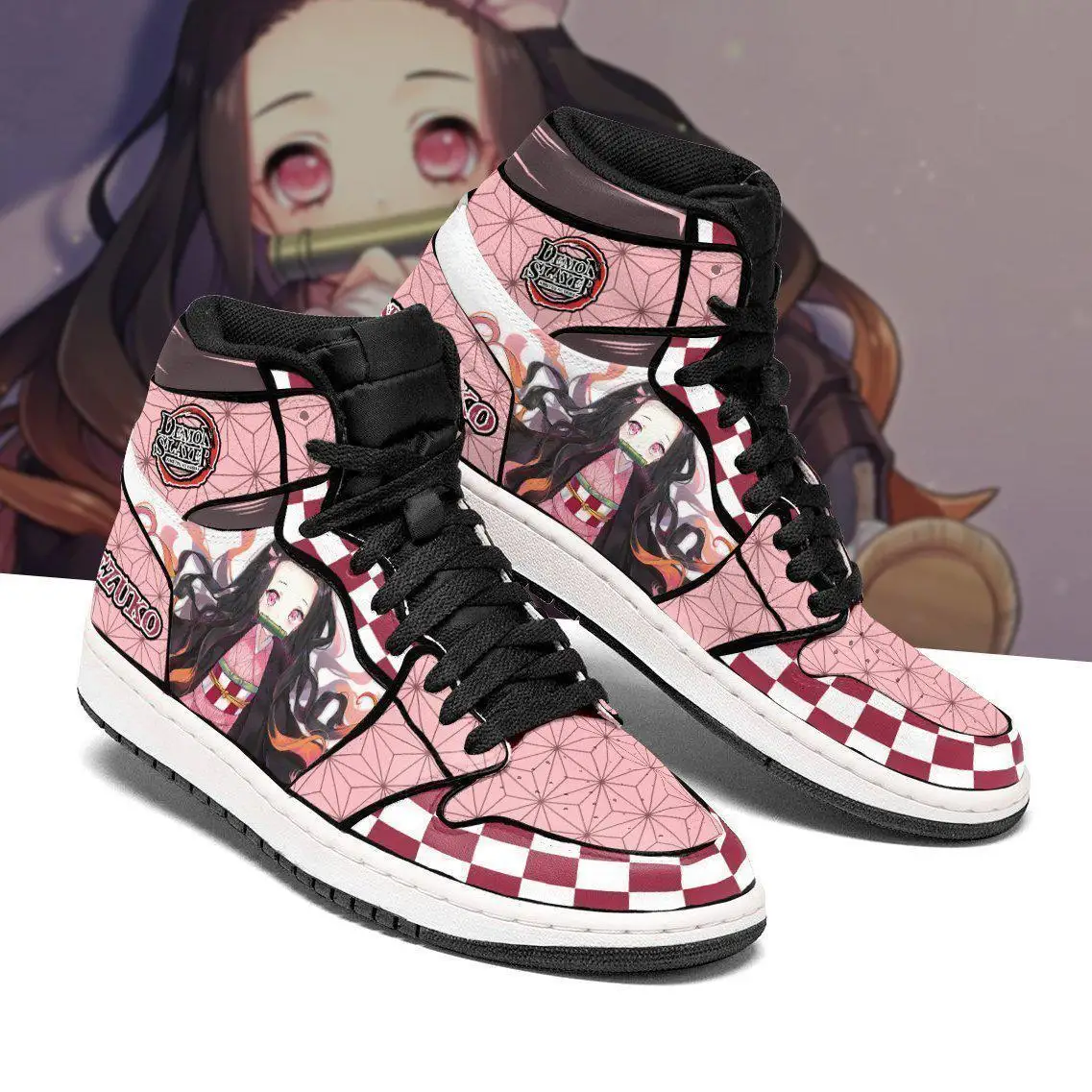 Diy Anime Fan Sneakers Nezuko Skill 