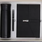 Corporate 2021 Custom Boxed Corporate Giveaway Notebook Pen USB Drive Gift Set