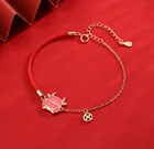S925 Silver Factory Direct Sales Lucky Cute Ox Shape S925 Sterling Silver Bracelace