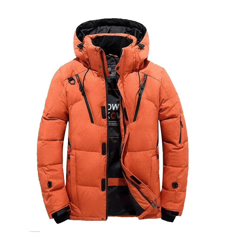 Amazon Essentials Men's Mid-Length Hooded Puffer