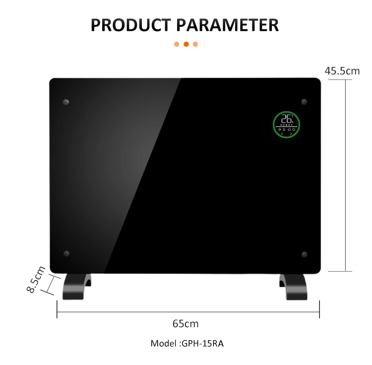 Electric Home Glass Panel, 2000W, Wall - detail 20