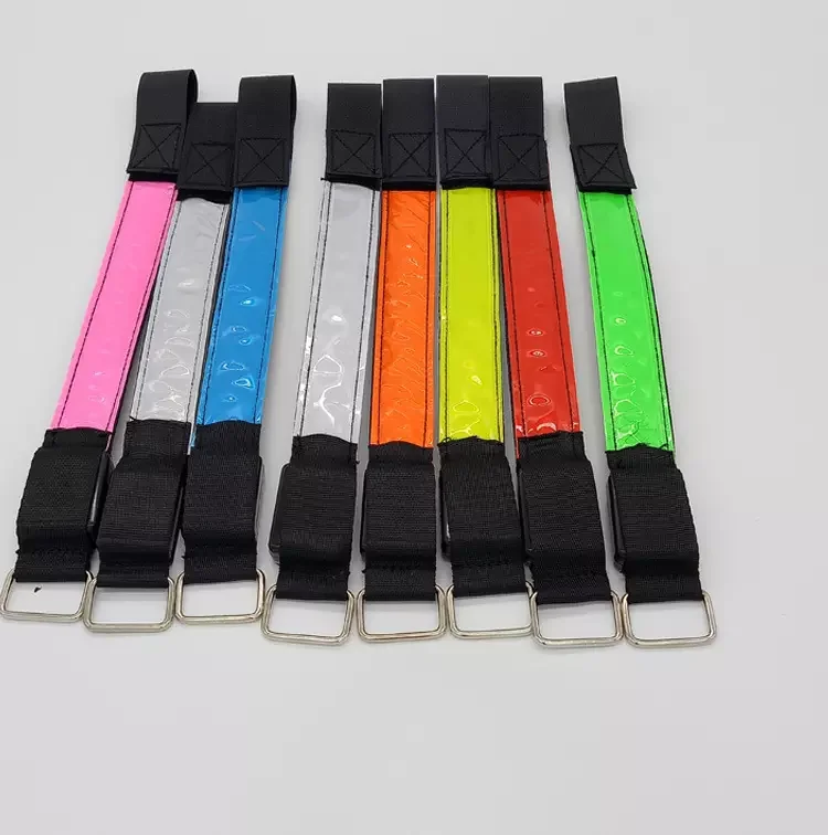 Custom Reflective Rechargeable LED Armband LED Wristband for Running