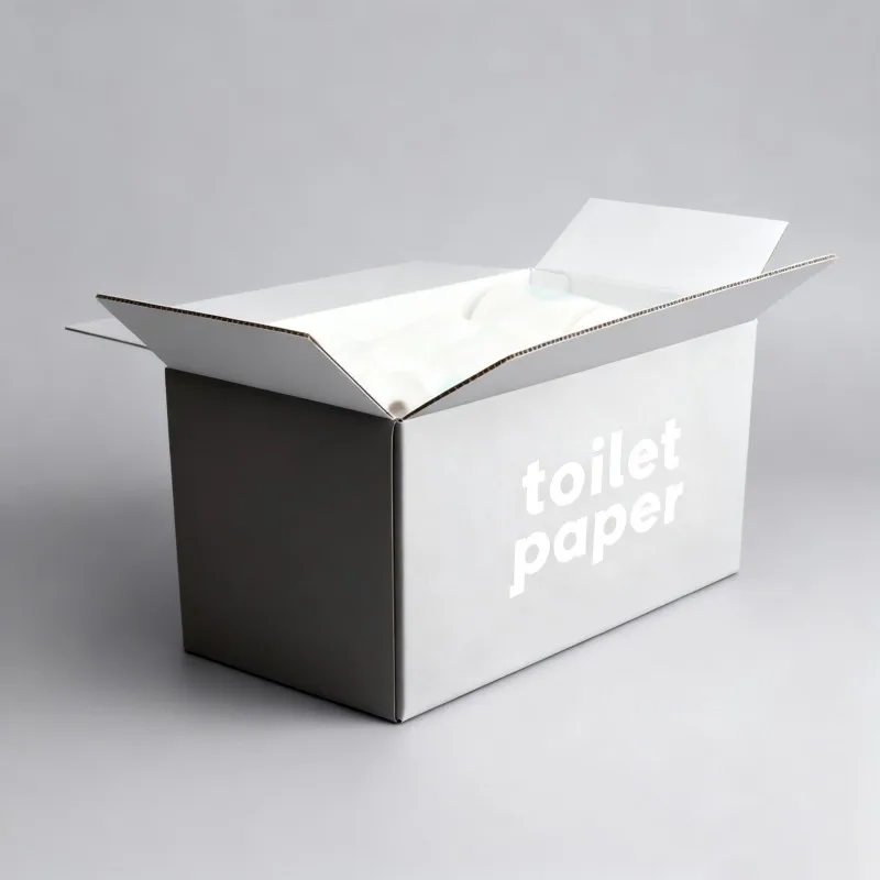 product wholesale digital printing corrugated carton mailer box for toilet paper custom printing shipping box with your logo-4