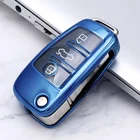 Key Factory Supply Hot Sale Product Car Key Fob Cover Waterproof Electroplated TPU Key Case