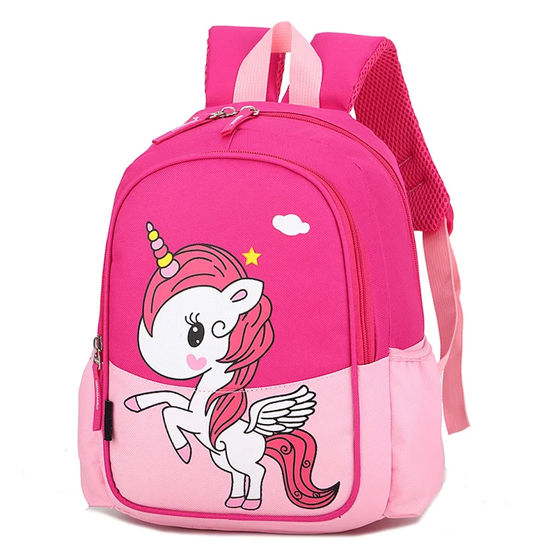 Hotselling Wholesale Cheap Price New Cartoon Unicorn Print School Bags Girls Unicorn School Bag