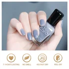 Polish Non Toxic Nail Art Brand MissCandy Soft Stone Blue Steel Gray Color 2020 Peel Vegan Nail Polish