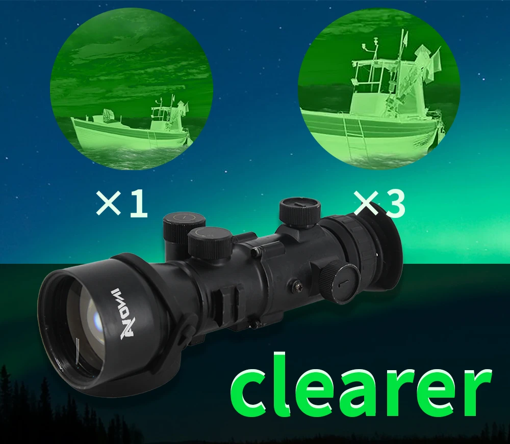 Optical Sight With Accessories For Outdoor Sport Fom 1600 Imaging Night