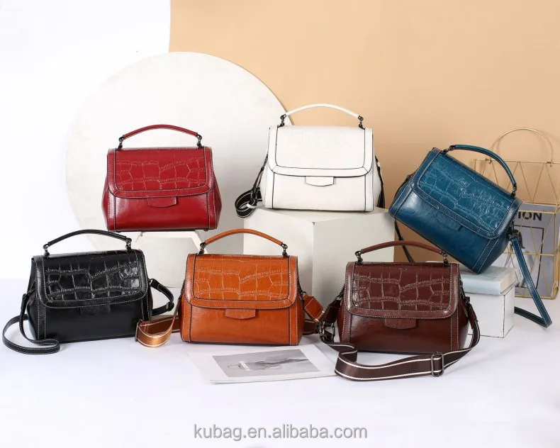 custom embossed leather handbag