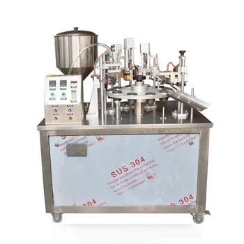 Cream filling machine plastic tube filling and sealing machine soft tube filler and sealer high speed performance