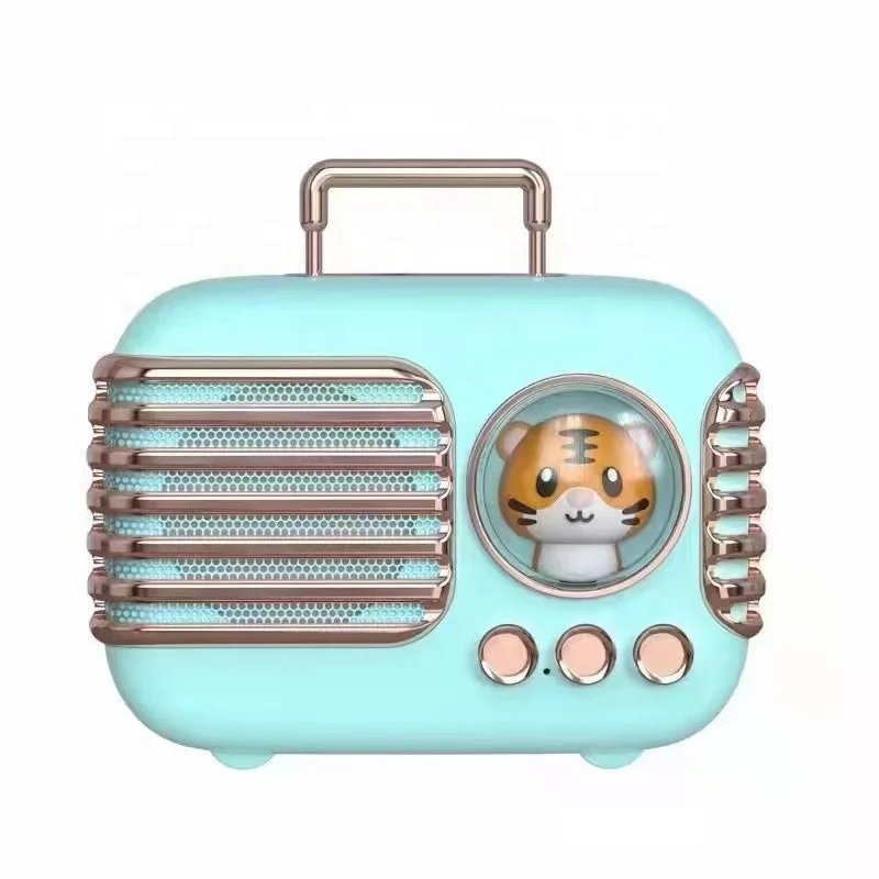 Dw09 Cartoon Speaker For Children Retro 