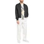 Men Zipper Side Twill Straight Leg 100 Cotton Pants Men Custom Zipper Fly 2 Side Pockets Wholesale