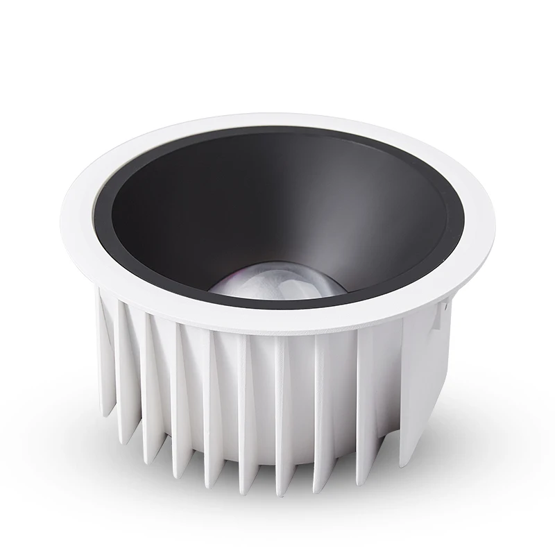 Factory frosted white Ip44 spotlights 5w 7w 10w 15w 20w 25w 30w High brightness anti-glare no main Led recessed downlight