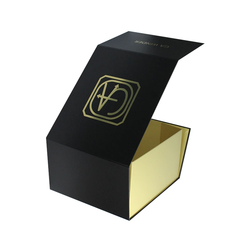 Luxury Custom Logo Recycled Cardboard Folding Packaging Magnetic Box ...