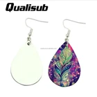 Teardrop Earrings Teardropearrings Qualisub MDF Teardrop Sublimation Earrings Blanks