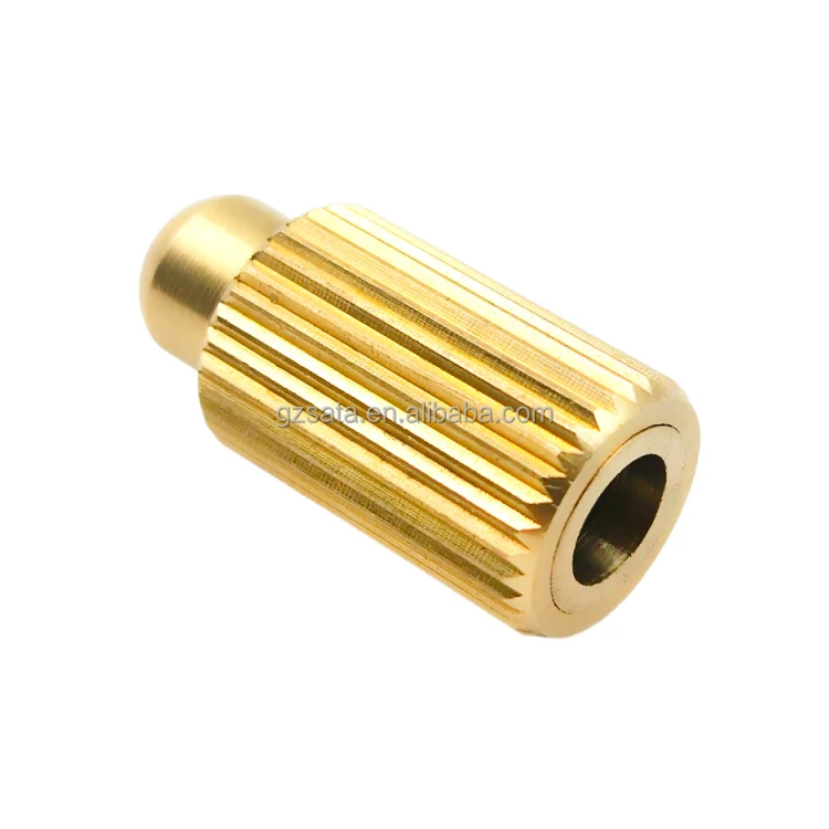 Brass Knurled Spring Plunger Pin