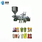 Spouted Pouch Filling Easy Spouted Doypack Pouch Juice Filling Capping Machine