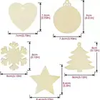 Wooden Ornaments DIY Wooden Christmas Ornaments Unfinished Crafts Holiday PendantsHoliday Wedding Party Gifts