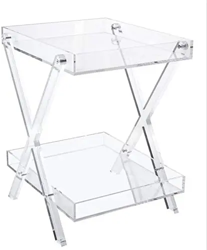 clear folding tray table