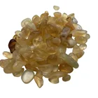 Quartz Crystal Wholesale Topaz Ornament Quartz Mineral Stone Tumbled Crystal Gravel For Necklace