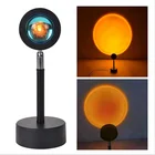 Light Led Lamp Led Background Light Modern LED Floor Lamp Rainbow Sunset Led Light