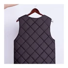 Vest Sleeveless Winter Black Down Cotton V-neck Vest Sleeveless Vest For Men
