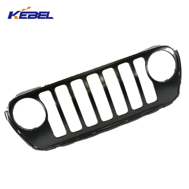 KEBEL Auto Body Kit Grille Part Radiator Grille Front OEM 68370848AC Chrome Car Grills for Jeep Wrangler 2018 2019 2020 2021 supplier