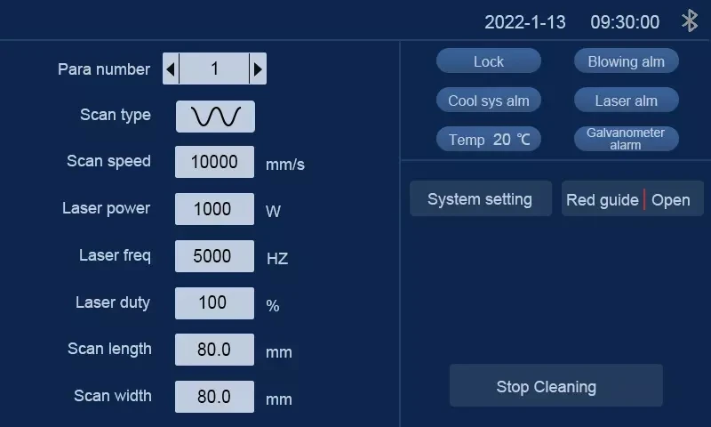 Portable Handheld 100W/200W/300W Pulse Fiber Laser Cleaning Machine Max Brand Double Pendulum for Rust Removal Stainless