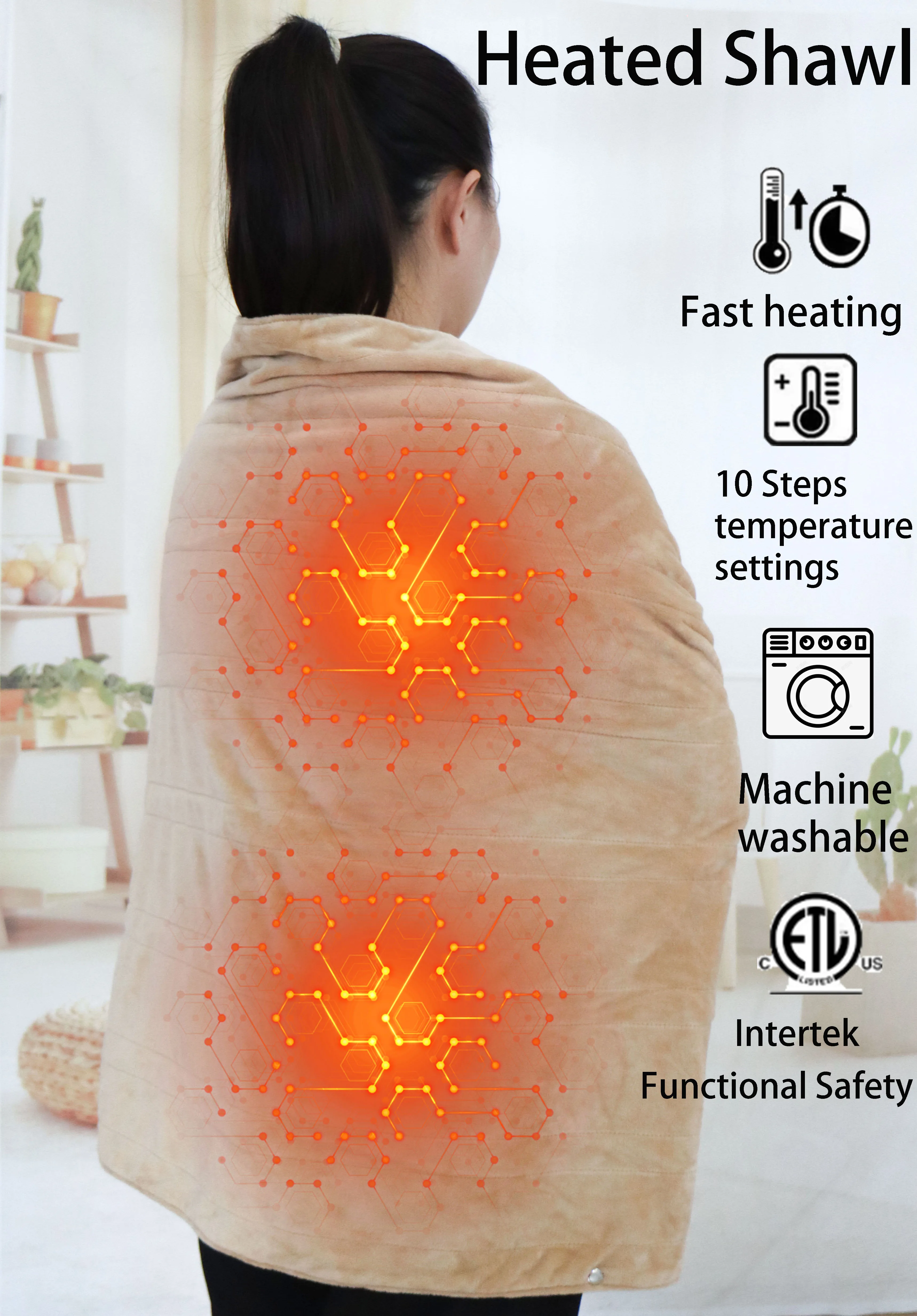 Heated Blanket, 230V, 120V, 60 - detail 2
